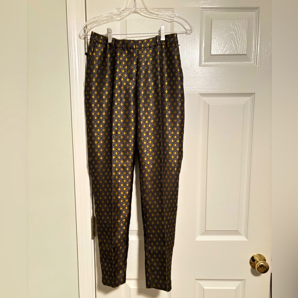 Black Gray & Gold H&M dress pants size US size 2 EUR size 32